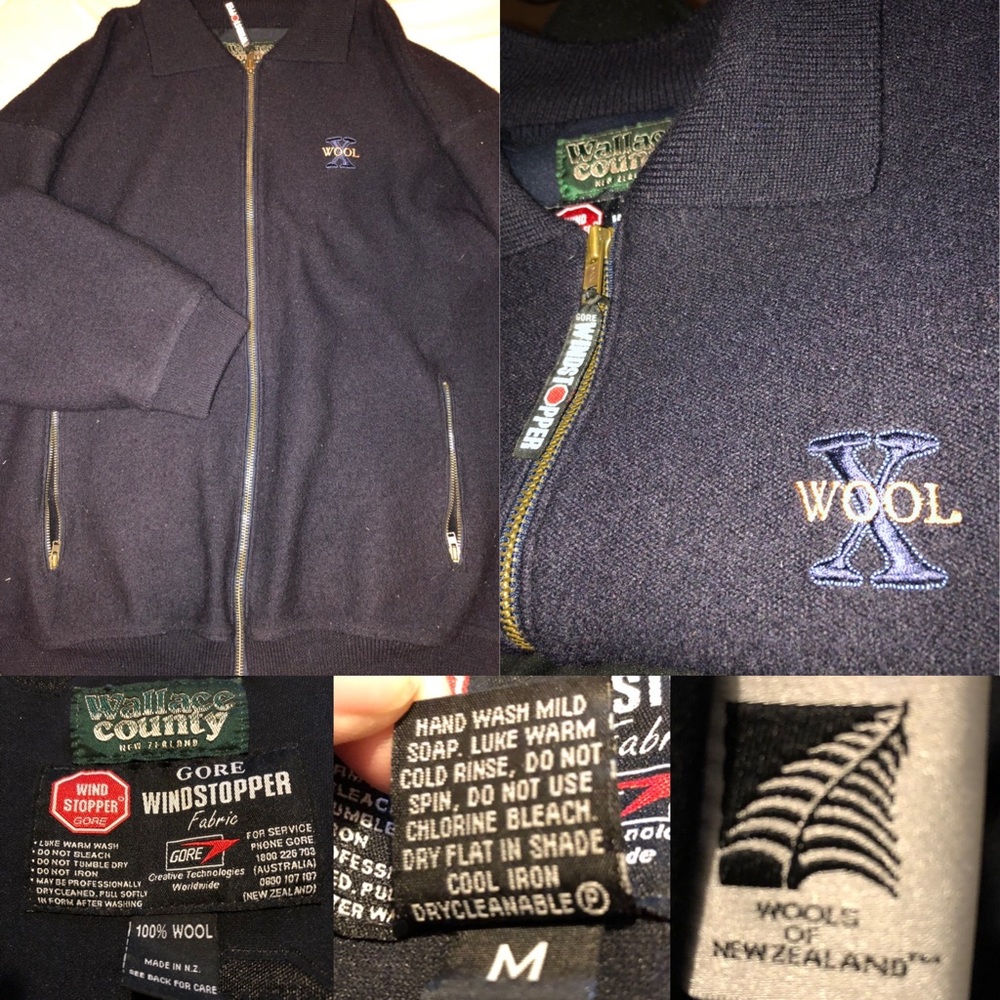 Wallace county X-wool Gore Windstopper Zip jacket